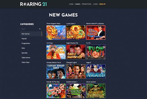 Roaring21 casino aplicação
